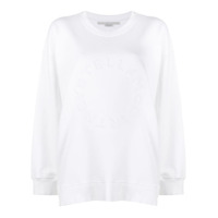 Stella McCartney Moletom com gravação de logo - Branco