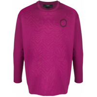 Stella McCartney Moletom mangas longas com estampa de logo - Roxo