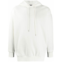 Stella McCartney Moletom reto com capuz e logo - Branco