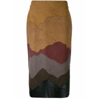 Stella McCartney Saia com recortes 'Nina' - Estampado