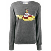 Stella McCartney Suéter 'All Together Now Yellow Submarine' - Cinza