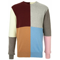 Stella McCartney Suéter color block de cashmere - Estampado