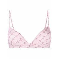 Stella McCartney Sutiã de biquíni monogramado - Rosa