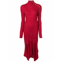 Stella McCartney Vestido assimétrico - Vermelho