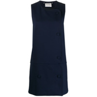 Stella McCartney Vestido com abotoamento frontal - Azul