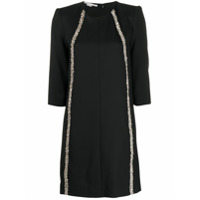 Stella McCartney Vestido reto com aplicação de contas - Preto
