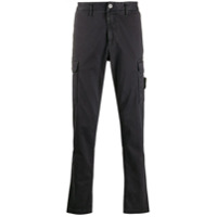 Stone Island Calça cargo slim de algodão - Cinza
