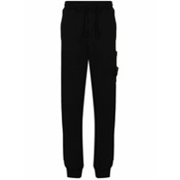 Stone Island Calça esportiva de algodão - Preto