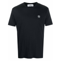 Stone Island Camiseta com patch de logo - Azul