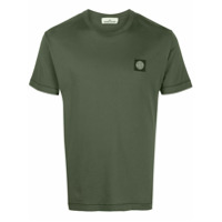 Stone Island Camiseta com patch de logo - Verde