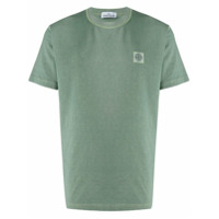 Stone Island Camiseta com patch de logo - Verde