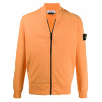 Stone Island garment-dyed bomber jacket - Laranja