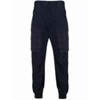 Stone Island Shadow Project tapered cargo trousers - Azul