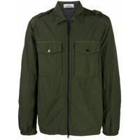 Stone Island zip-front shirt jacket - Verde