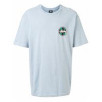 Stussy Camiseta com estampa de logo posterior - Azul