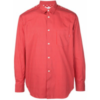 Supreme Camisa listrada 'Supreme x CDG' - Vermelho