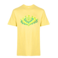 Supreme Camiseta com estampa de nuvem - Amarelo