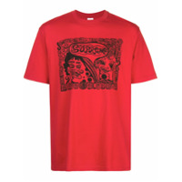 Supreme Camiseta com estampa Faces - Vermelho