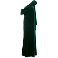 Tadashi Shoji Vestido de festa Alvar de veludo - Verde