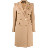 Tagliatore double-breasted tailored coat - Marrom