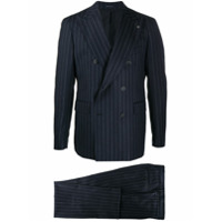 Tagliatore pinstripe double-breasted suit - Azul