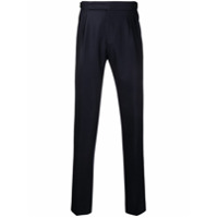 Tagliatore pleat-front straight leg trousers - Azul
