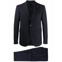 Tagliatore single-breasted wool suit - Azul