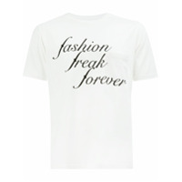 Takahiromiyashita The Soloist Camiseta 'Fashion Freak Forever' - Branco