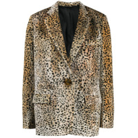 The Attico Blazer com estampa de leopardo - Marrom