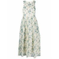 The Great. Vestido com estampa floral Linden - Neutro