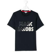 The Marc Jacobs Kids Camiseta com estampa de logo - Azul
