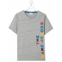 The Marc Jacobs Kids Camiseta com estampa de logo - Cinza