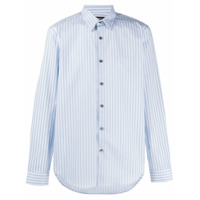 Theory Camisa Irving com estampa de listras - Azul