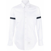 Thom Browne Camisa com detalhe de fita - Branco