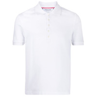 Thom Browne Camisa polo mangas curtas com 4 listras - Branco
