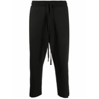 Thom Krom Calça cropped com ajuste no cós - Preto