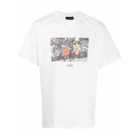 Throwback. Camiseta com estampa fotográfica 1993 - Branco