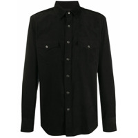 Tom Ford Camisa com botões de pressão - Preto