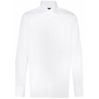 Tom Ford Camisa de algodão com abotoamento - Branco