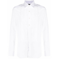 Tom Ford Camisa de algodão com colarinho - Branco