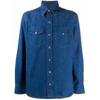 Tom Ford Camisa jeans com mangas longas - Azul