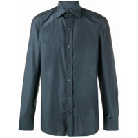 Tom Ford Camisa mangas longas com botões - Azul