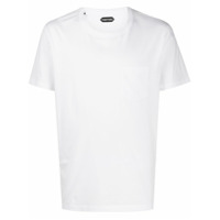 Tom Ford Camiseta decote careca com bolso - Branco