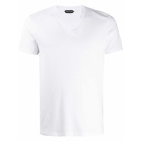 Tom Ford Camiseta mangas curtas com decote em V - Branco