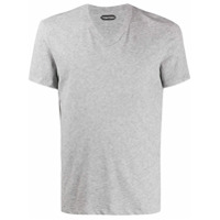 Tom Ford Camiseta mangas curtas com decote em V - Cinza