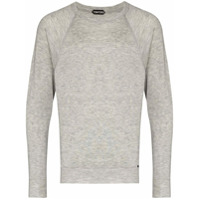 Tom Ford Moletom mangas longas de cashmere - Cinza