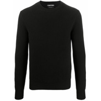 Tom Ford Suéter de cashmere e tricô canelado - Preto