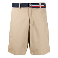 Tommy Hilfiger Bermuda Brooklyn de algodão com cinto - Neutro