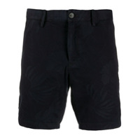 Tommy Hilfiger Calça jacquard com estampa floral de algodão - Azul