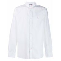 Tommy Hilfiger Camisa com logo bordado - Branco